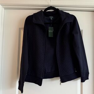NWT Lauren Navy Quilted Women's Jacket